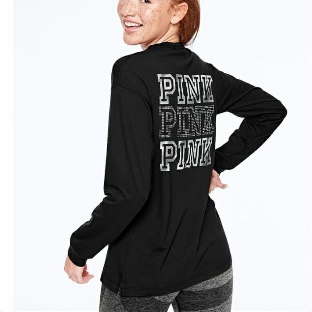 ‼️🚫SOLD🚫‼️🆕️🆚️Pink Shine long sleeve Campus T-shirt Sz XL!